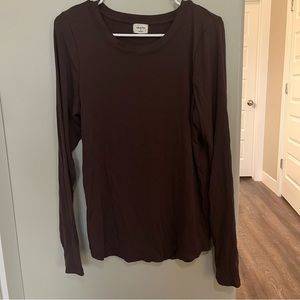 ARITZIA TNA RIBBED LONG SLEEVE